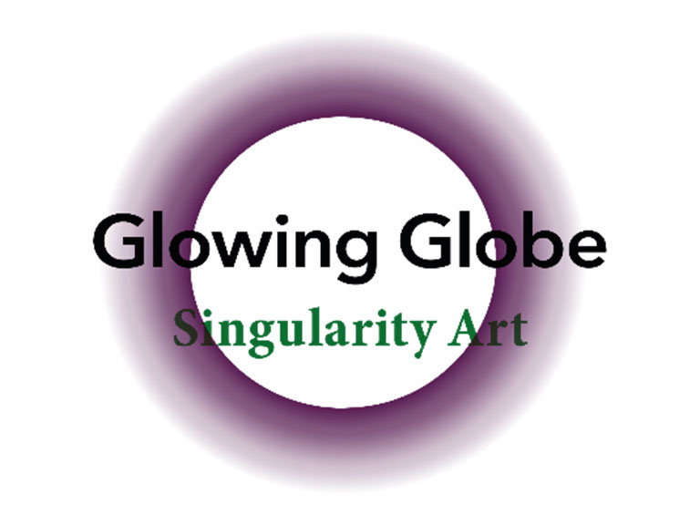 Glowing Globe: Singularity Art